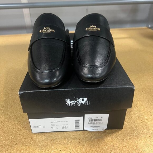 Coach Samie leather slide - Picture 1 of 4